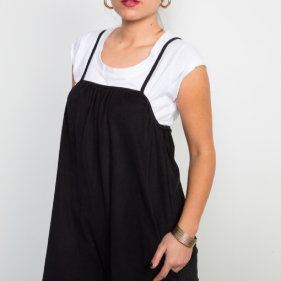 ❤️ LAST NEW Black Loose Fit Tank Harem Jumpsuit - Picture 3 of 8